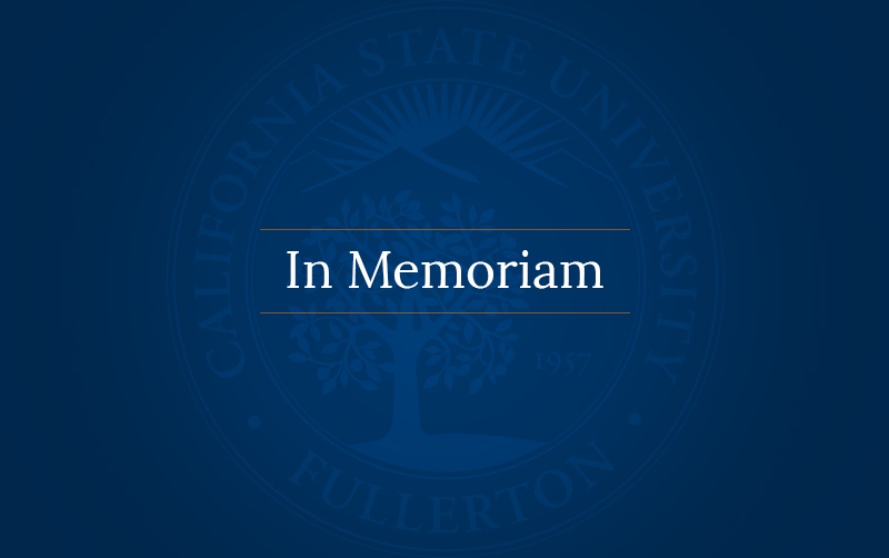 In Memoriam Marilyn Medlin Csuf News