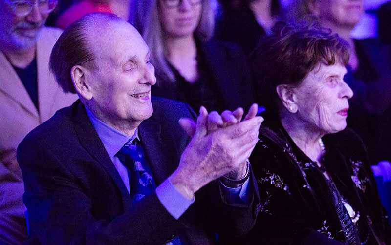 Nicholas and Lee Begovich at the CSUF Campaign Launch Event