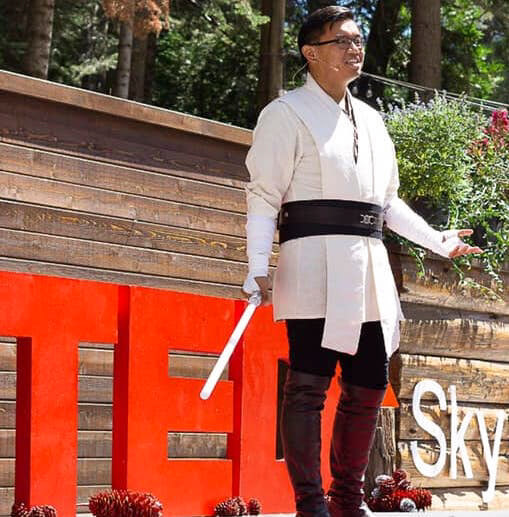 Jedi Gabriel Santos at Ted Talk