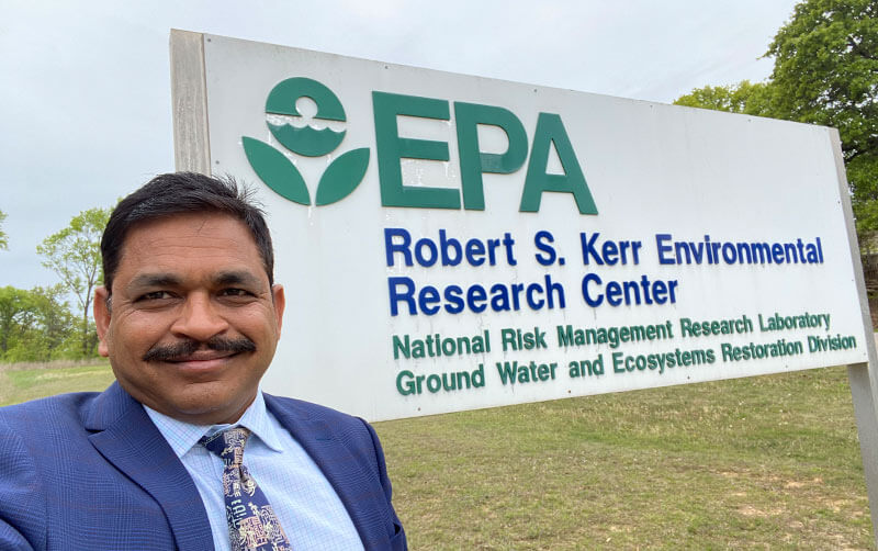 Sudarshan Kurwadkar at Oklahoma City EPA office