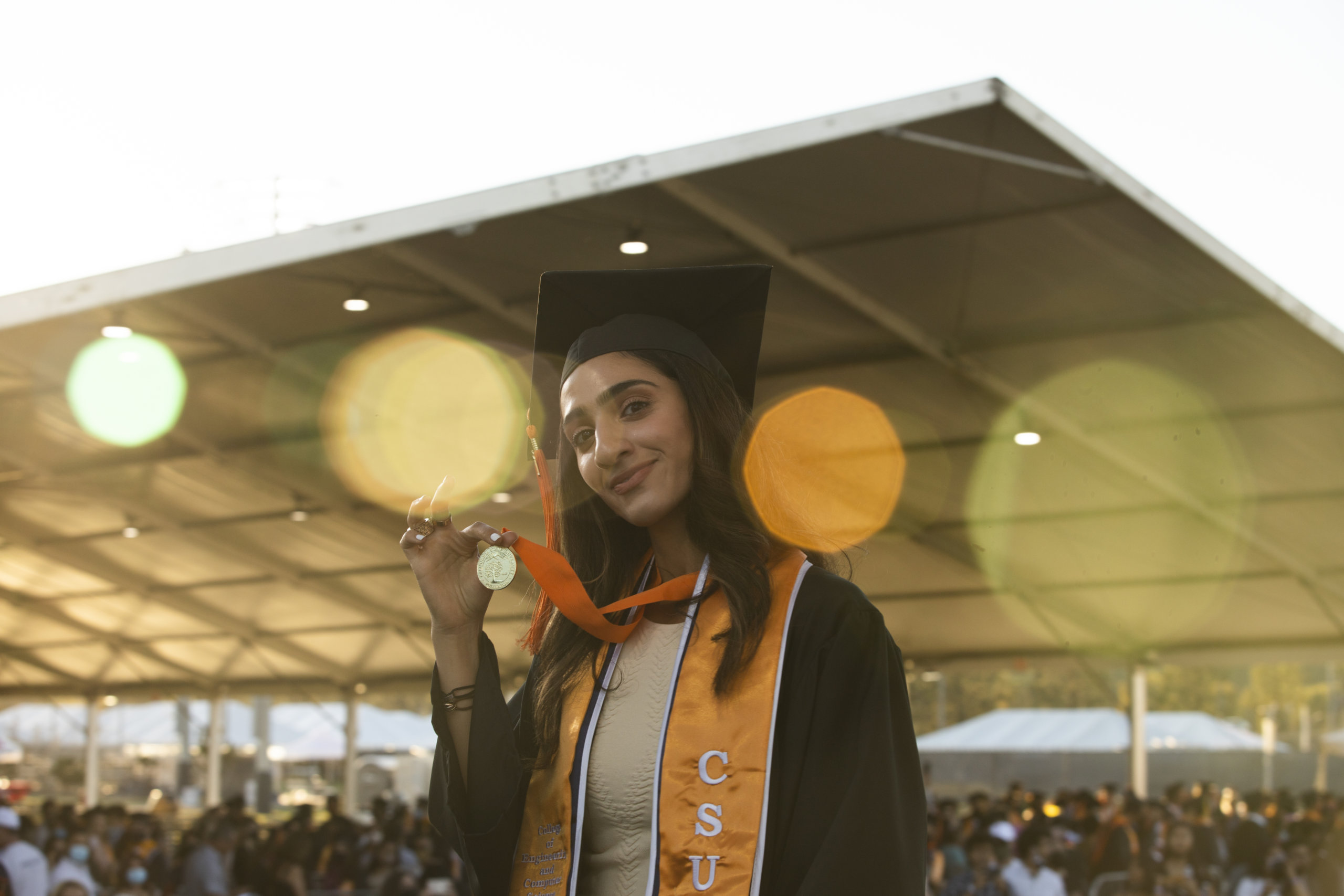 Graduate in regalia