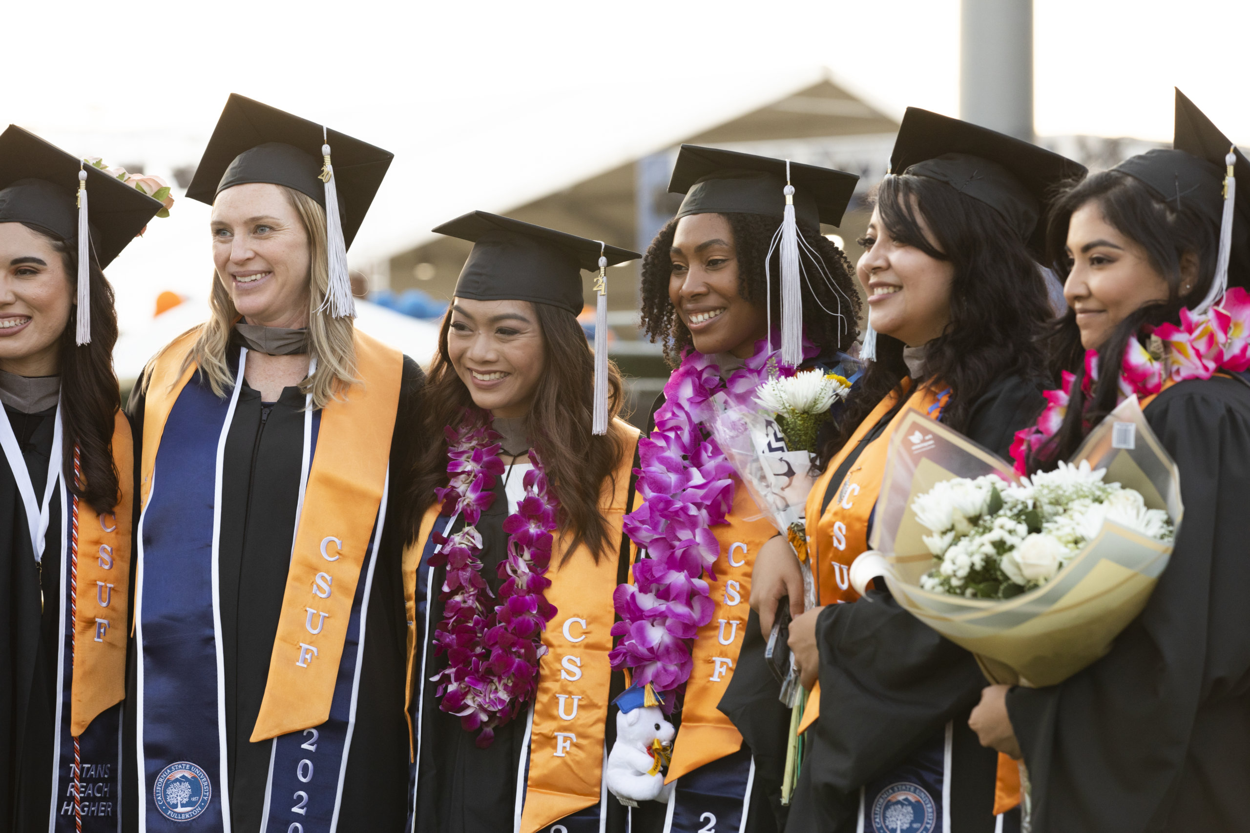 Graduates pose for photo