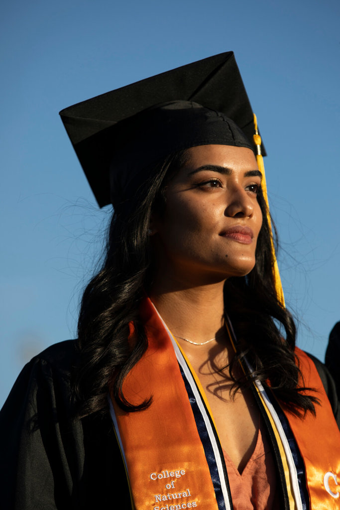 Graduate in regalia