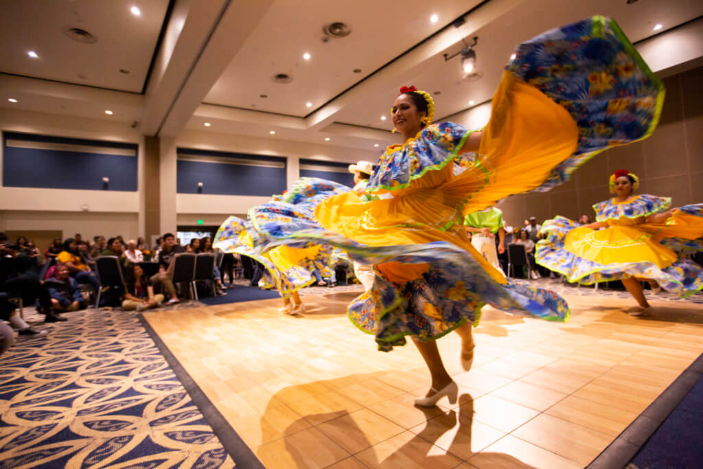 Ballet Folklorico performs during Chicano Celebration