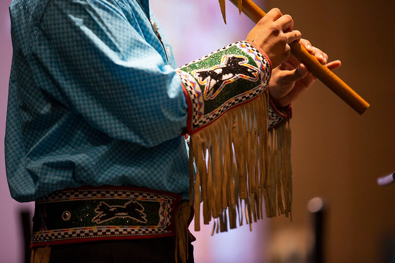 Native American Flute playing