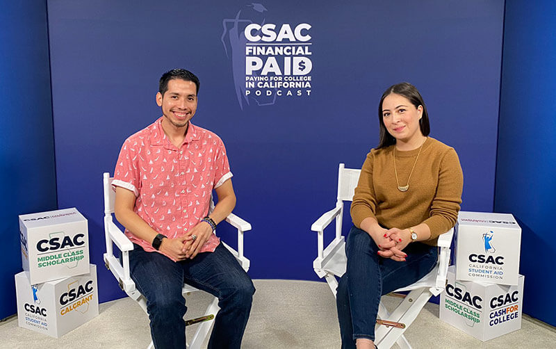 Michael Lemus with CSAC Podcast set