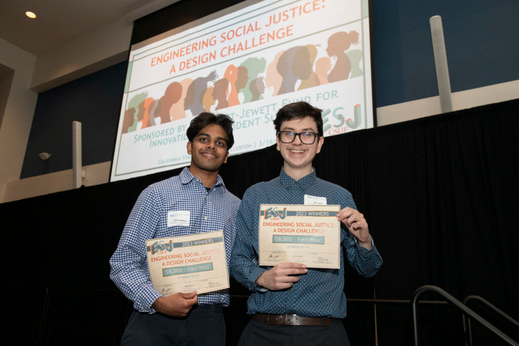 First Place Winners Engineering Social Justice Design Challenge