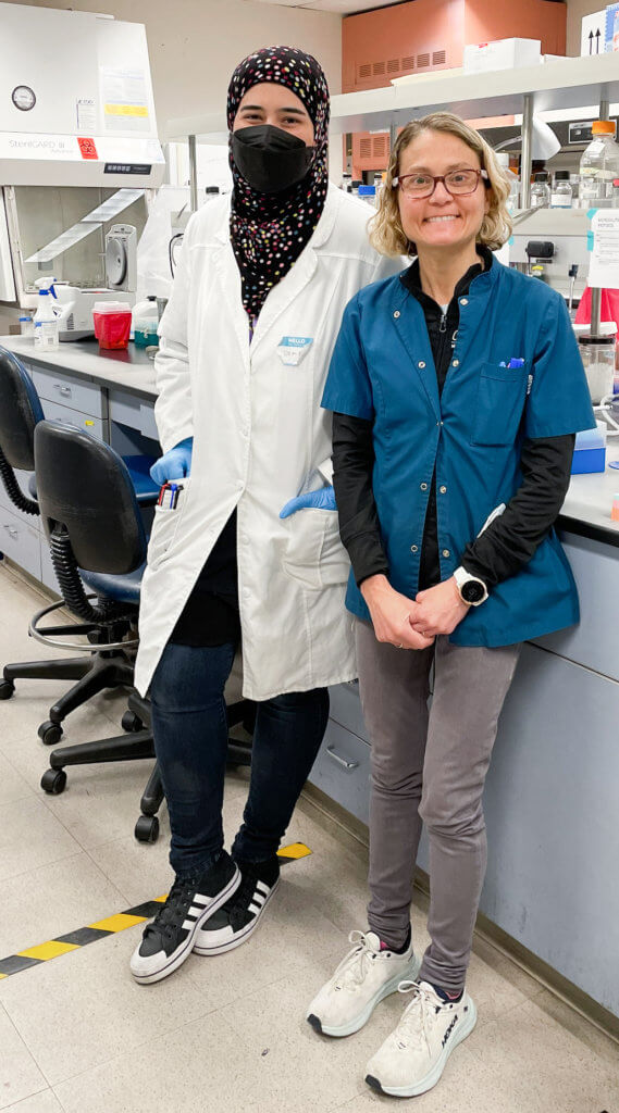 Student Dema and Maria Soledad Ramirez