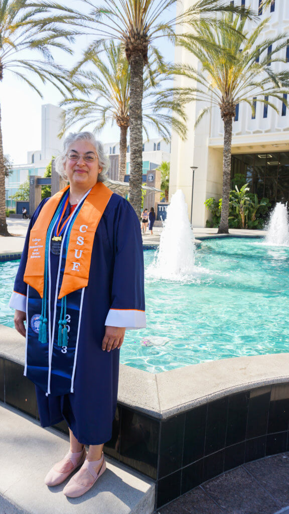 Jessica Douglass-Eurich in Graduation Attire