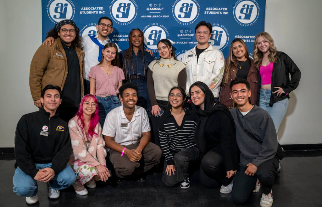 Issa Rae with CSUF ASI Students