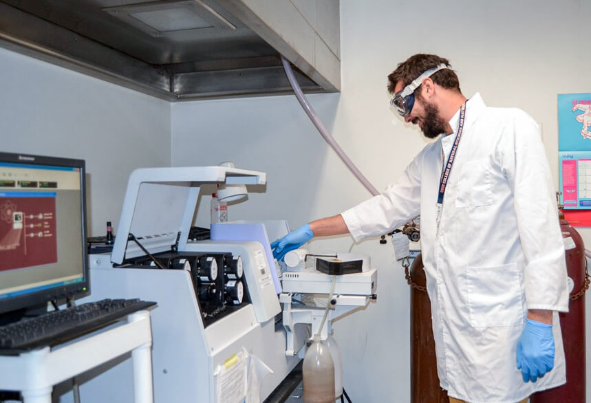 chemistry grad and Fourth of July fireworks researcher Tyler Deflin