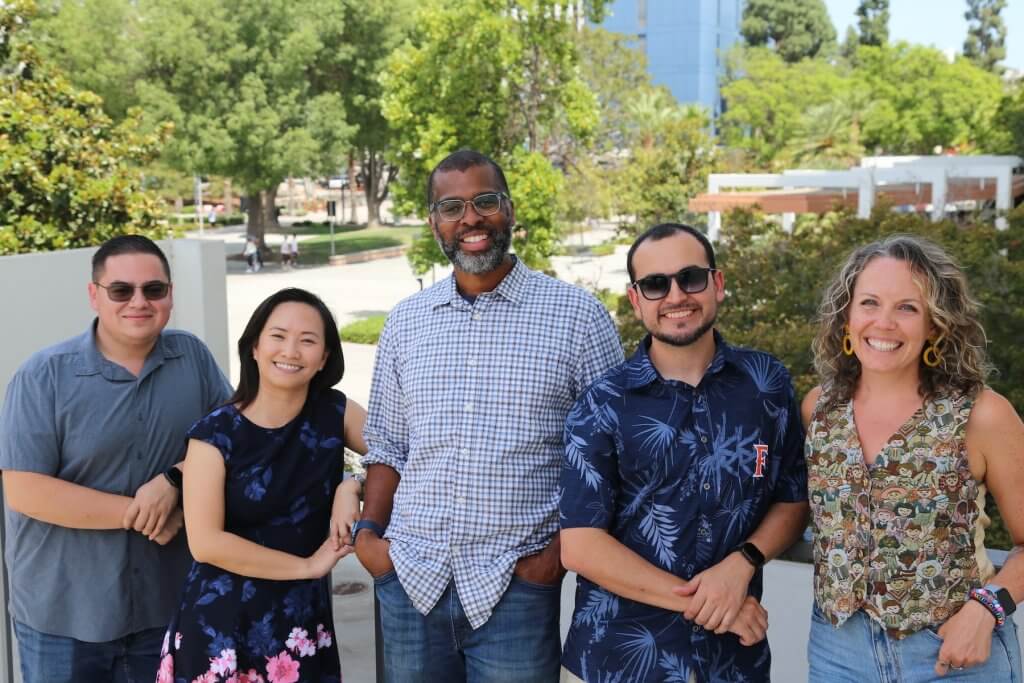 Faculty members involved in the AI mock interview project