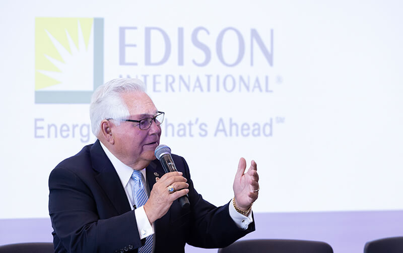 Bob Archuleta speaks at conference