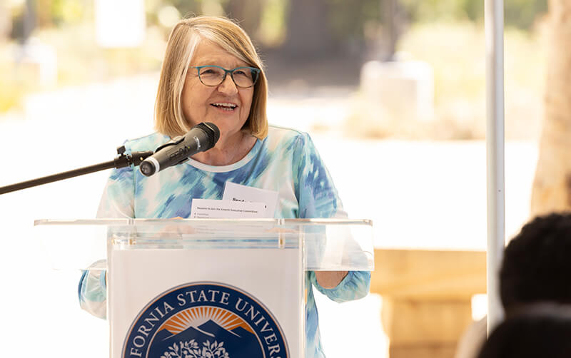 CSUF emeriti member Sandra Rhoten