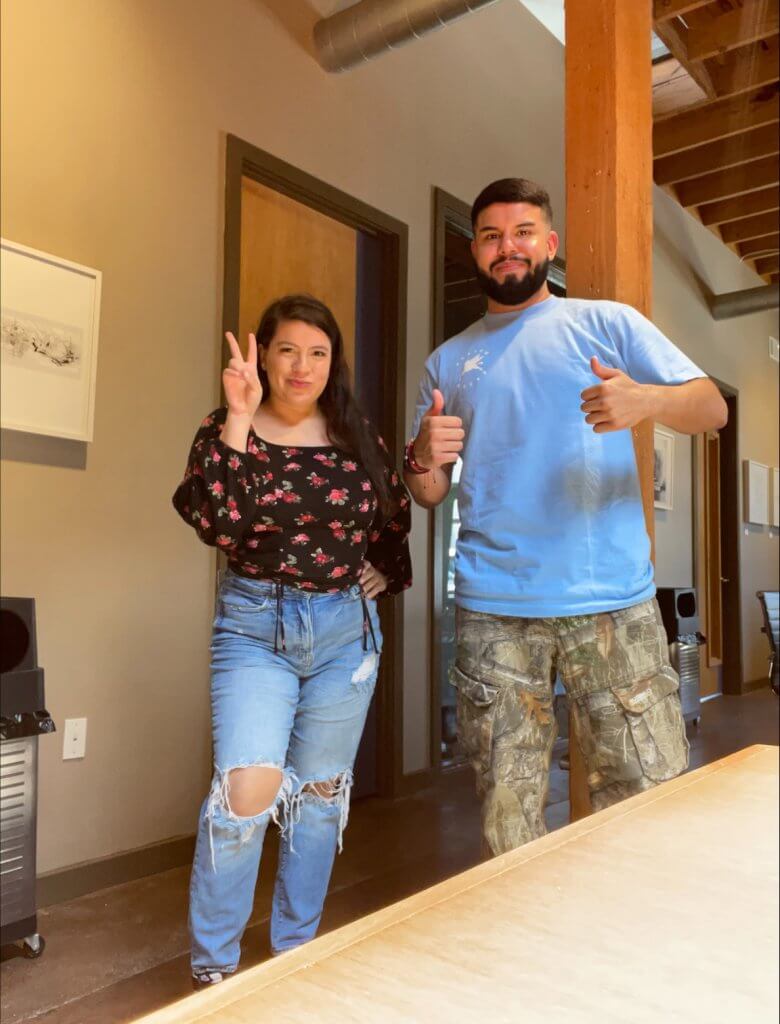 Sophia Santana and Arturo Sanchez