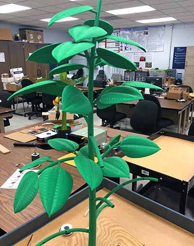 3D-printed smart solar “tree"