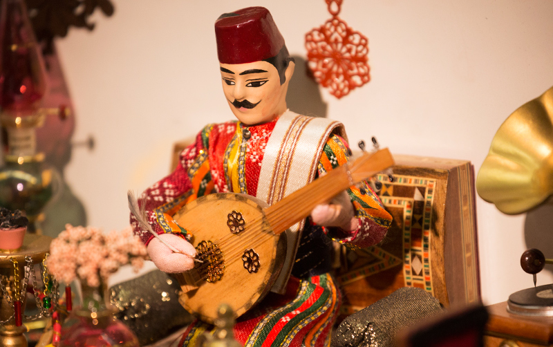 Syrian exhibit at Pollak Library