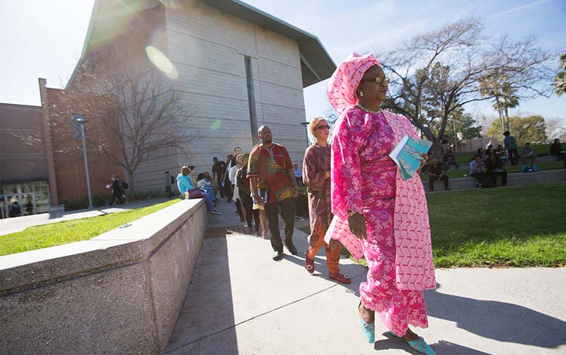 Black History Month celebratory procession