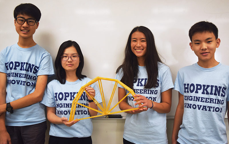 Winning Bridge team.
