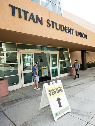 TSU on CSUF Campus as polling place