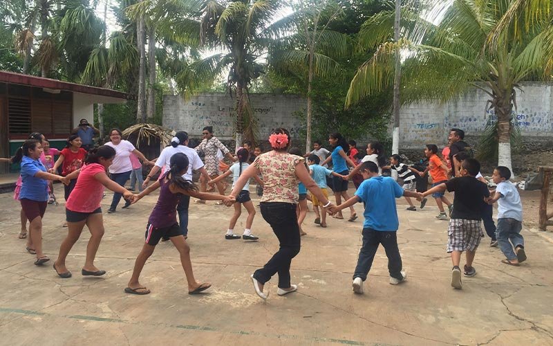 Children playing