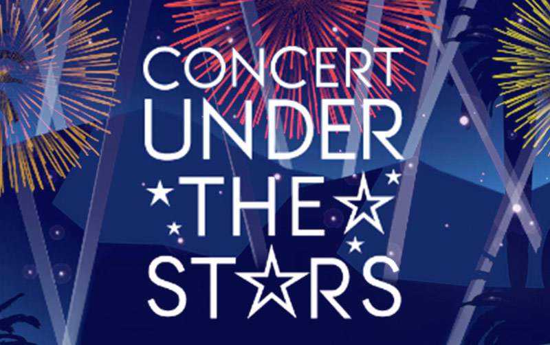 Concert Under the Stars promotional art.
