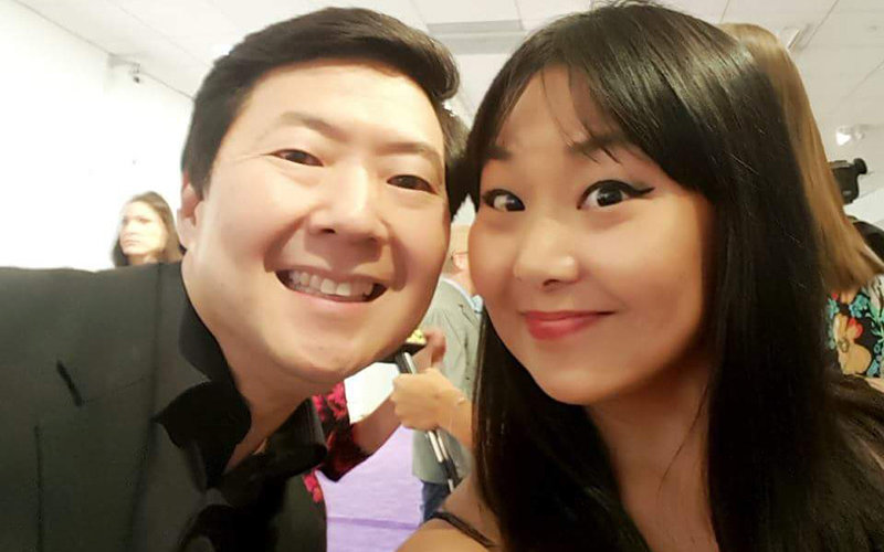 Photo of Ken Jeong and Laura Sirikul