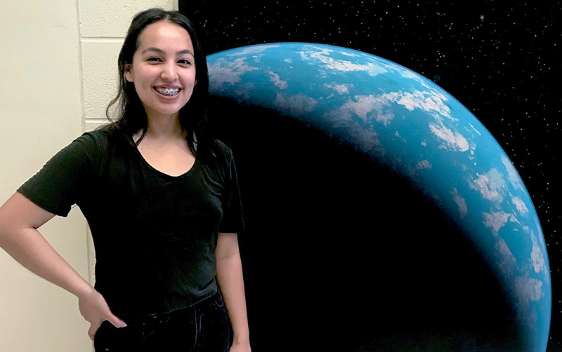 Gravitational wave student Denyz Melchor