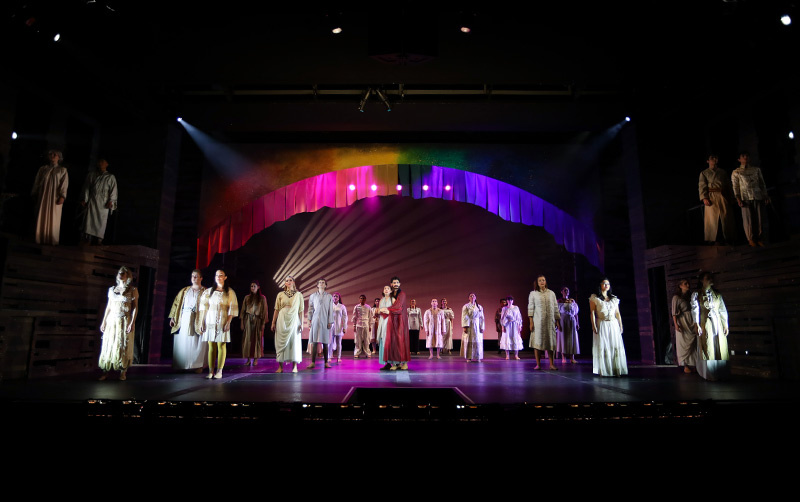 Dance students perform.