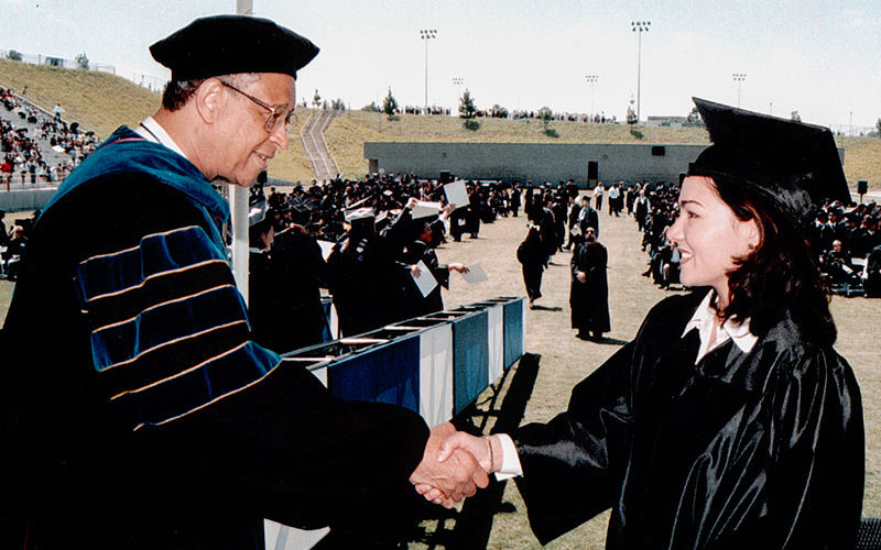 Gordon with Graduate