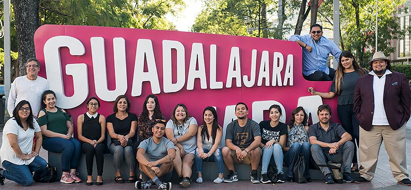 CSUF students in Guadalajara