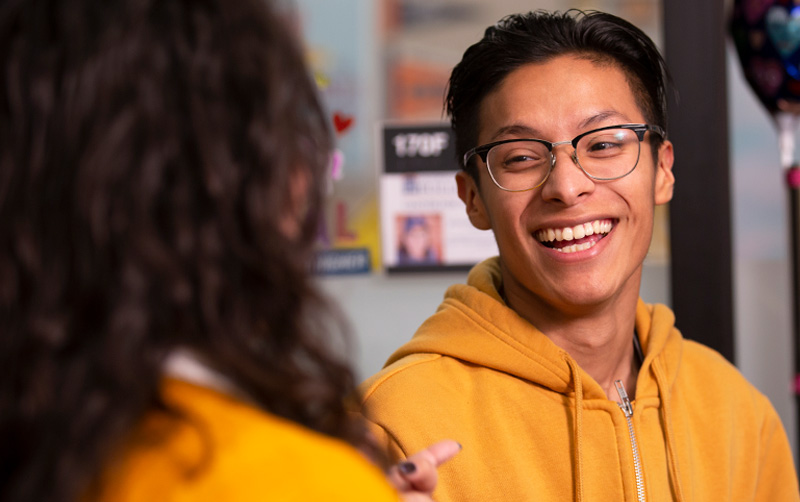 Juan Garcia speaks with Yajayra Tovar.