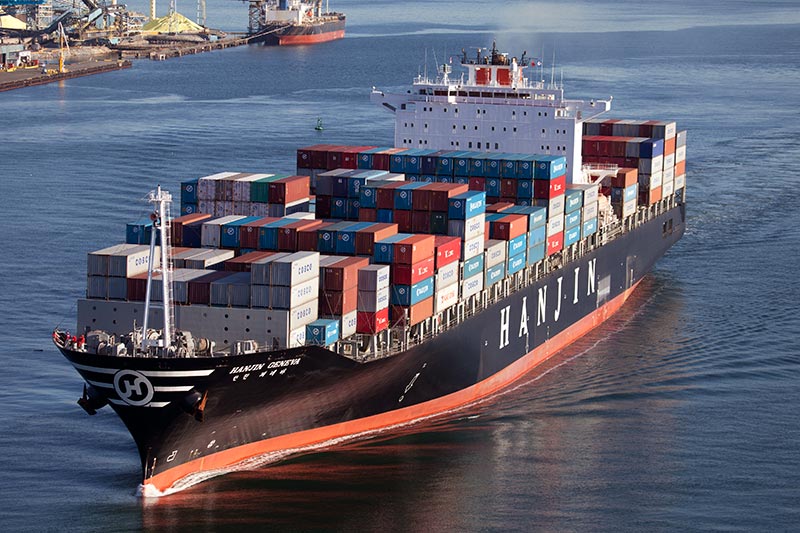 Hanjin cargo ship