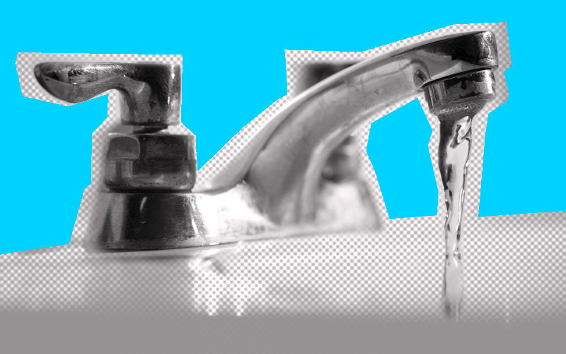 Low Flow Faucet photo illustration