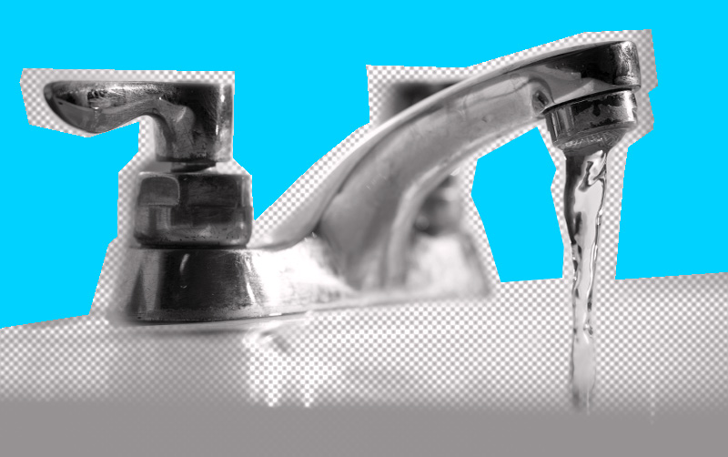 Low Flow Faucet photo illustration