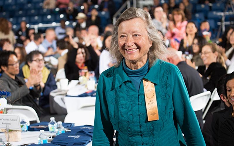 Biochemist Maria Linder, woman smiling