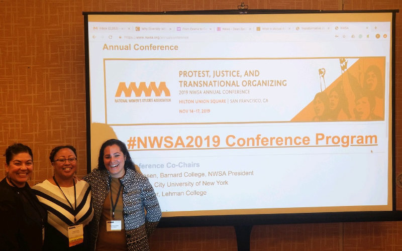 NWSA2019 Conference CSUF delegates.