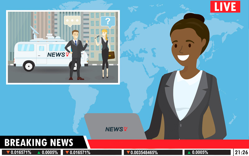 Black Journalist illustration