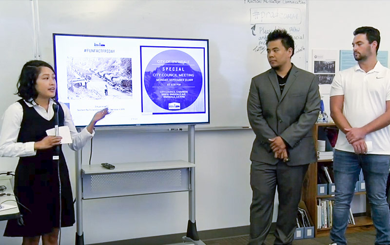 PR Advantage Presentation Students