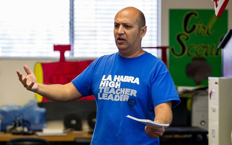 La Habra High School History Teacher Raymond Lopez