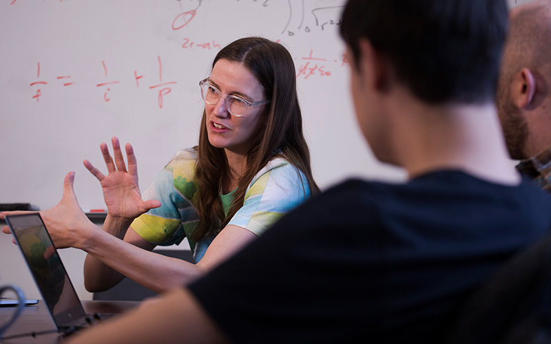 Jocelyn Read with research assistants