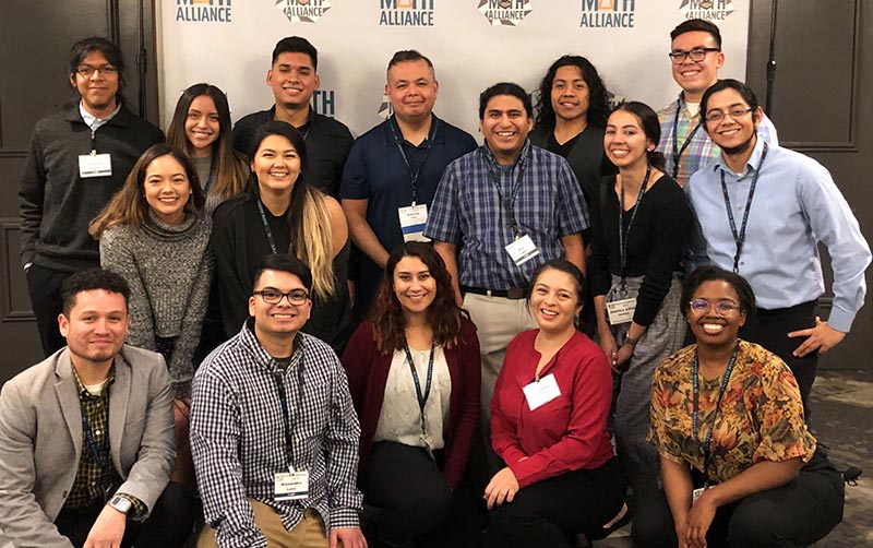 Robert Soto and his group of research students