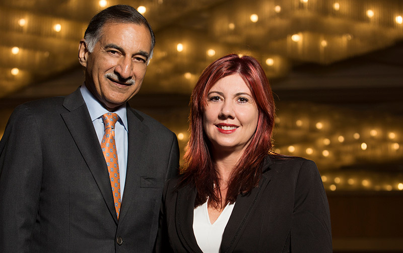 Anil Puri and Mira Farka