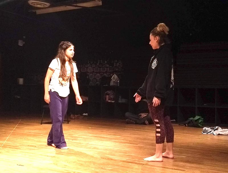 Students in rehearsal