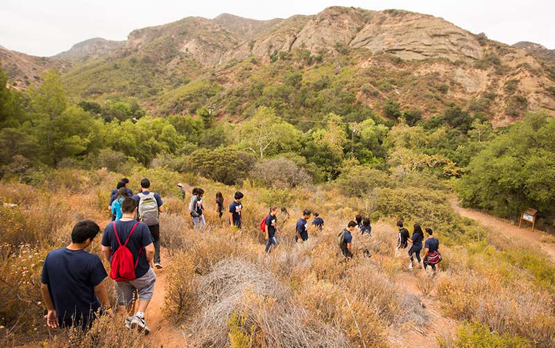 Hiking at Tucker Wildlife center