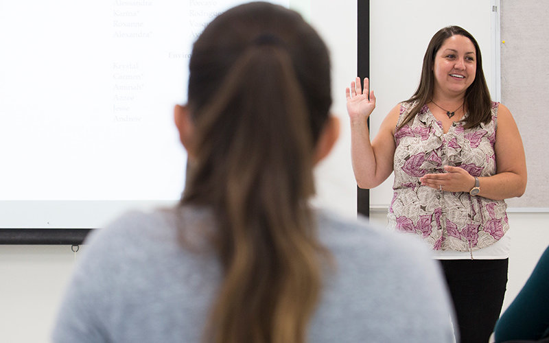 Danielle Garcia teaching