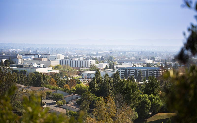 CSUF aerial view