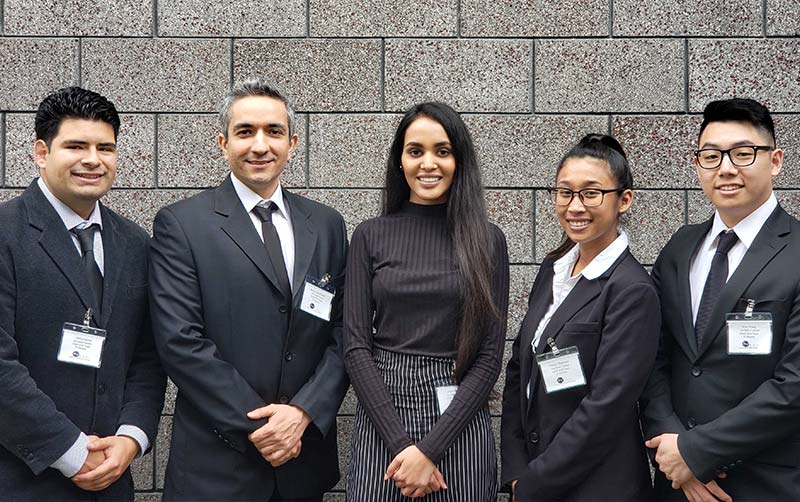 Jeffrey Guerra, Farid Aalam, Nikita Gupta, Allison Villapando and Brian Wang