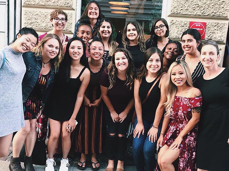Photo of Denmark Study Abroad students
