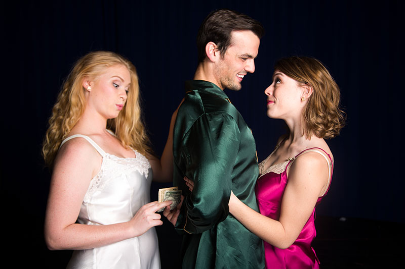 Cast members of 'Don't Dress for Dinner'